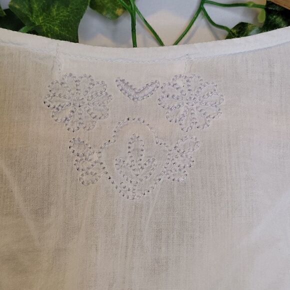 Weathervane. Women's Blouse. Vintage Clothing. Beautiful stitching. Size Large. - Picture 8 of 10